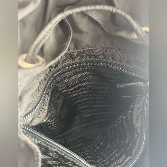 PRADA Black Vela Nylon Zainetto Backpack - Picture 5 of 5